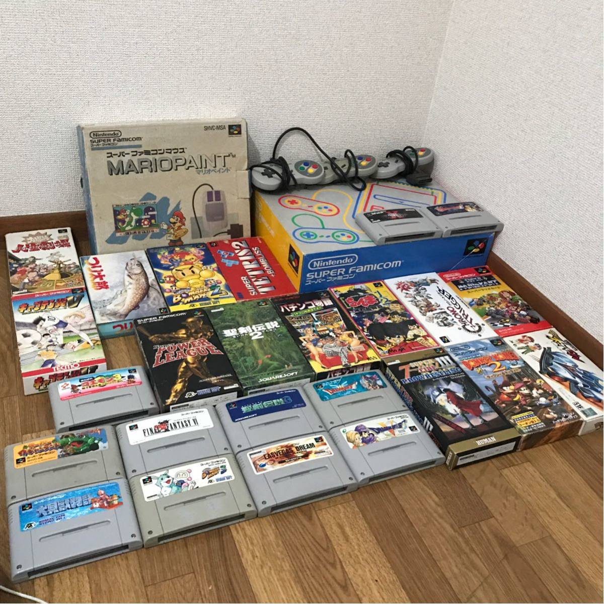 スーパーファミコン ソフト ゲーム機 本体 25本 大量セット 任天堂 