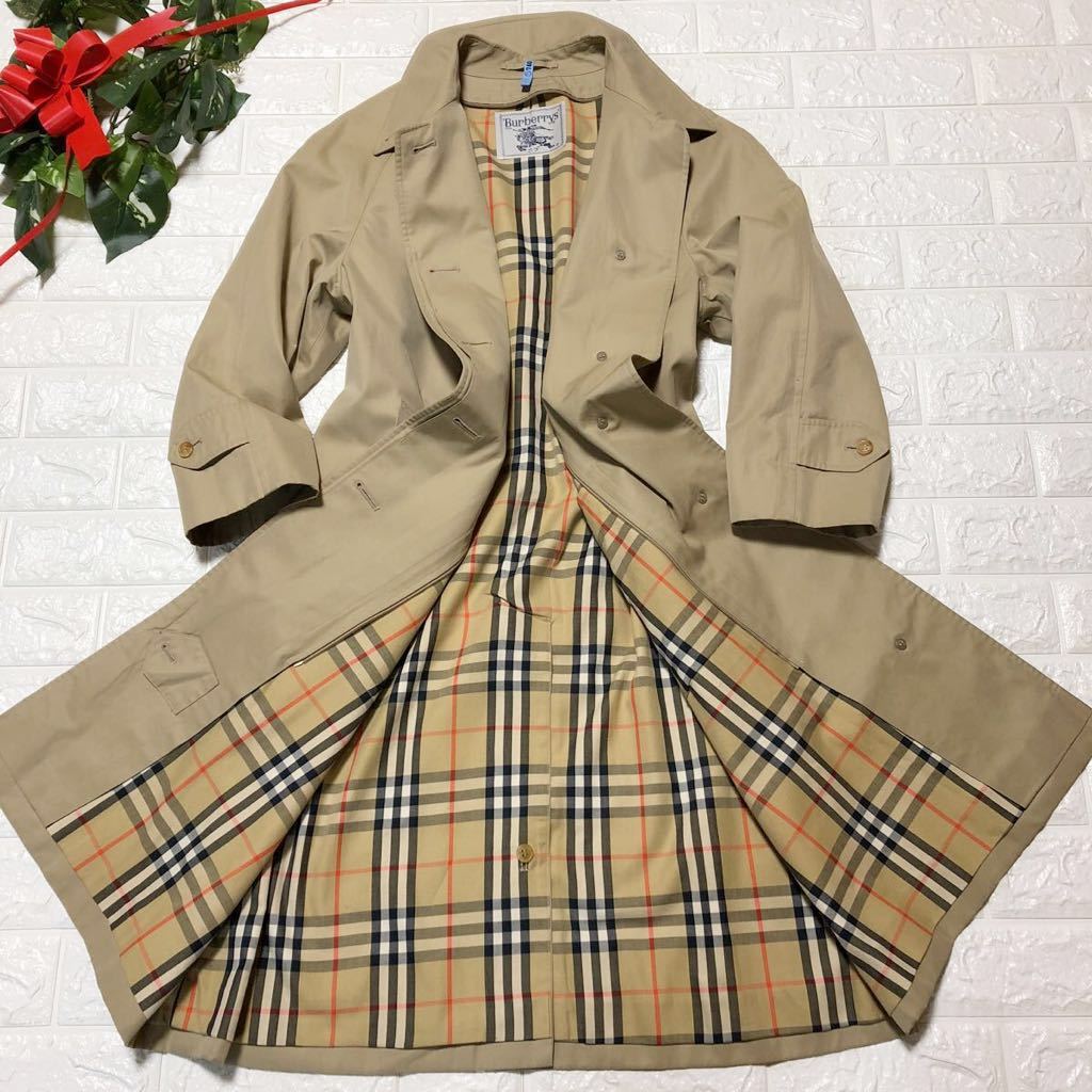 ☆美品/クリーニング済！ノバチェック☆バーバリー Burberrys ステン 