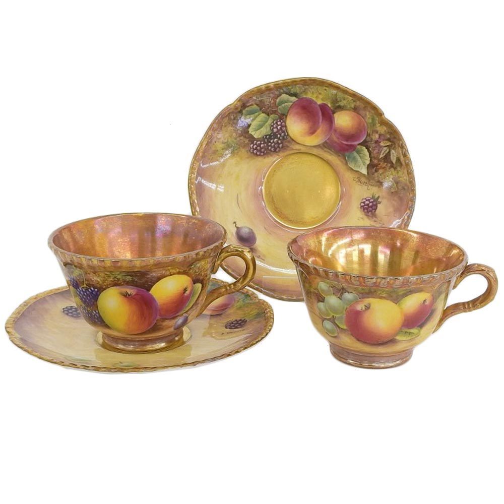 □T7288□ 【ロイヤルウースター】 Royal Worcester カップ&ソーサー 2