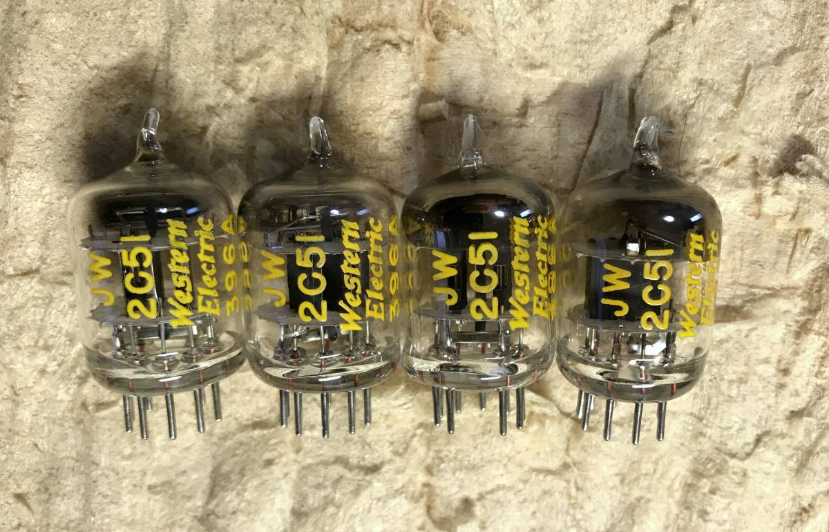 一旦最終 WESTERN ELECTRIC JW2C51/396A 152 4本(真空管)｜売買されたオークション情報、yahooの商品情報を
