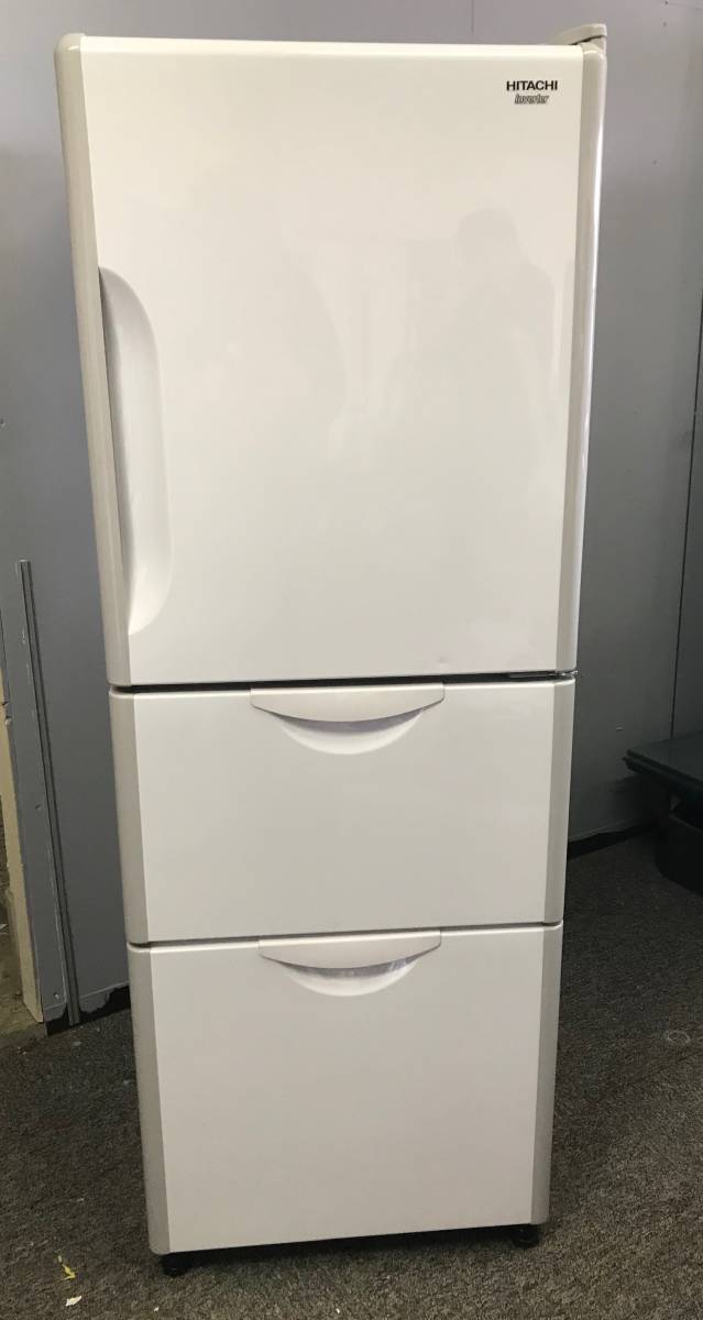 中古品 HITACHI 日立 3ドア冷凍冷蔵庫 R-27DS 265L 右開き まんなか