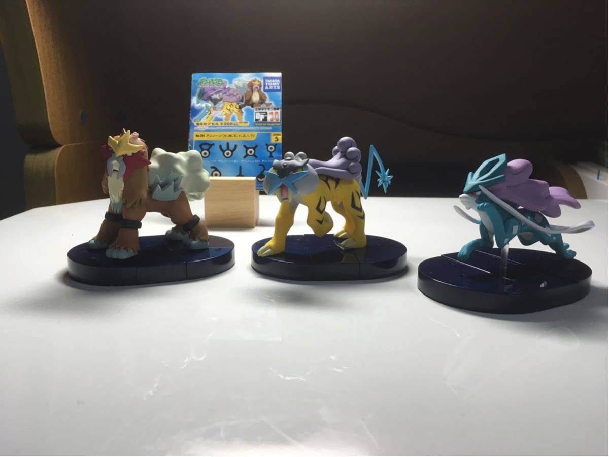 立体ポケモン図鑑 Dp14 エンテイ ライコウ スイクン フィギュア ポケットモンスター 売買されたオークション情報 Yahooの商品情報をアーカイブ公開 オークファン Aucfan Com