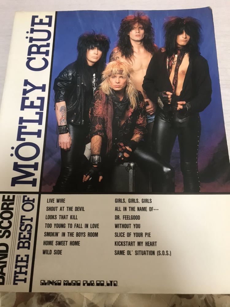 BEST of MOTLEY CRUE モトリー・クルー ベスト バンドスコア プレミア