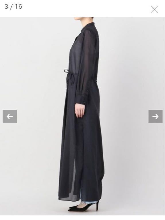 18SS AP STUDIO Cotton Sheer シャツワンピース◇アパルトモン 