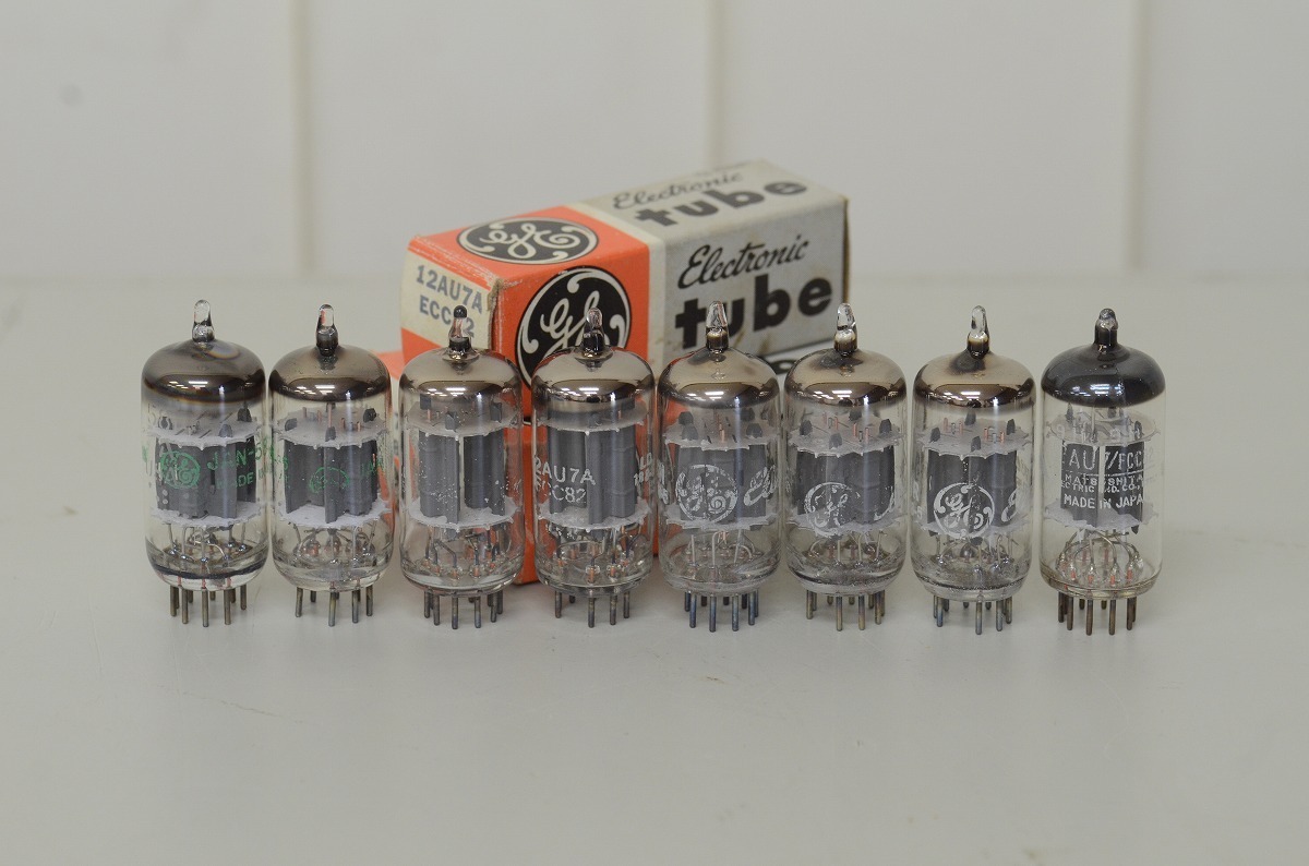 ⑨ジャンク品☆GENERAL ELECTRIC/MATSUSHITA 5814A/12AU7/12AU7A/ECC82
