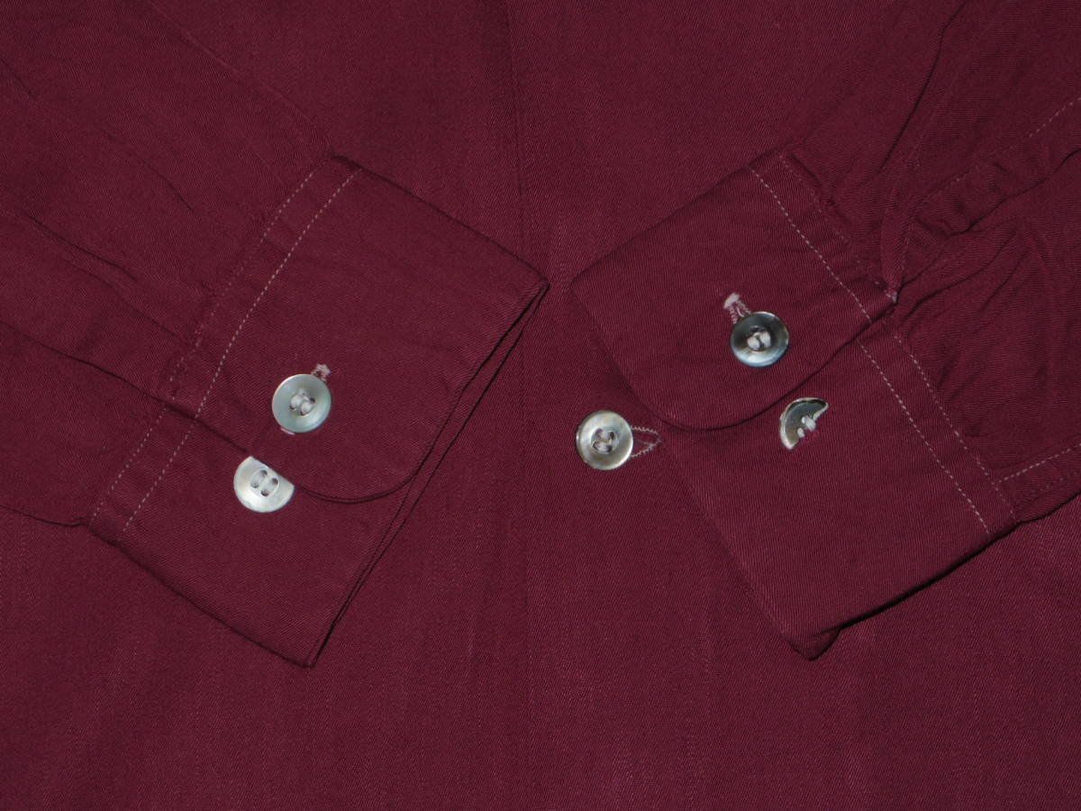 □ビンテージ 50s~60s□チェーンステッチ 刺繍 レーヨン オープン