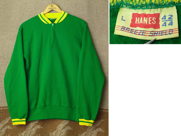 60s ハーフジップ ヴィンテージ スウェット 2トーン 60's VINTAGE
