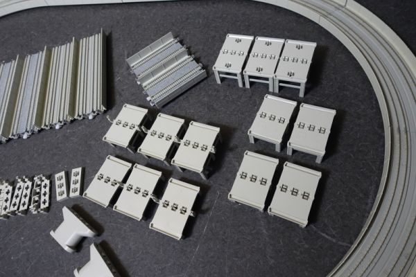 ジャンク品 Nゲージ KATO カトー 複線高架 線路 レール まとめ 20本