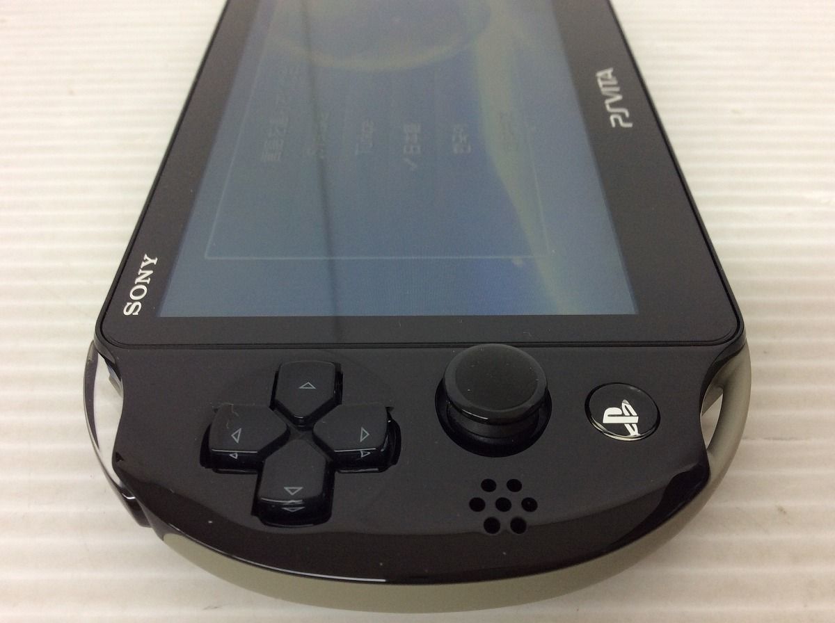 美品 初期化/動作OK SONY PSVITA PCH-2000 カーキ/ブラック 本体 ケース付き EC24-439jy/E4