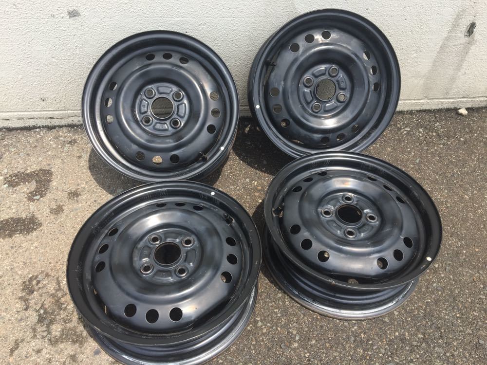 ダイハツ純正 4.5J-14 スチールホイル ホイルキャップ 軽自動車用 4本