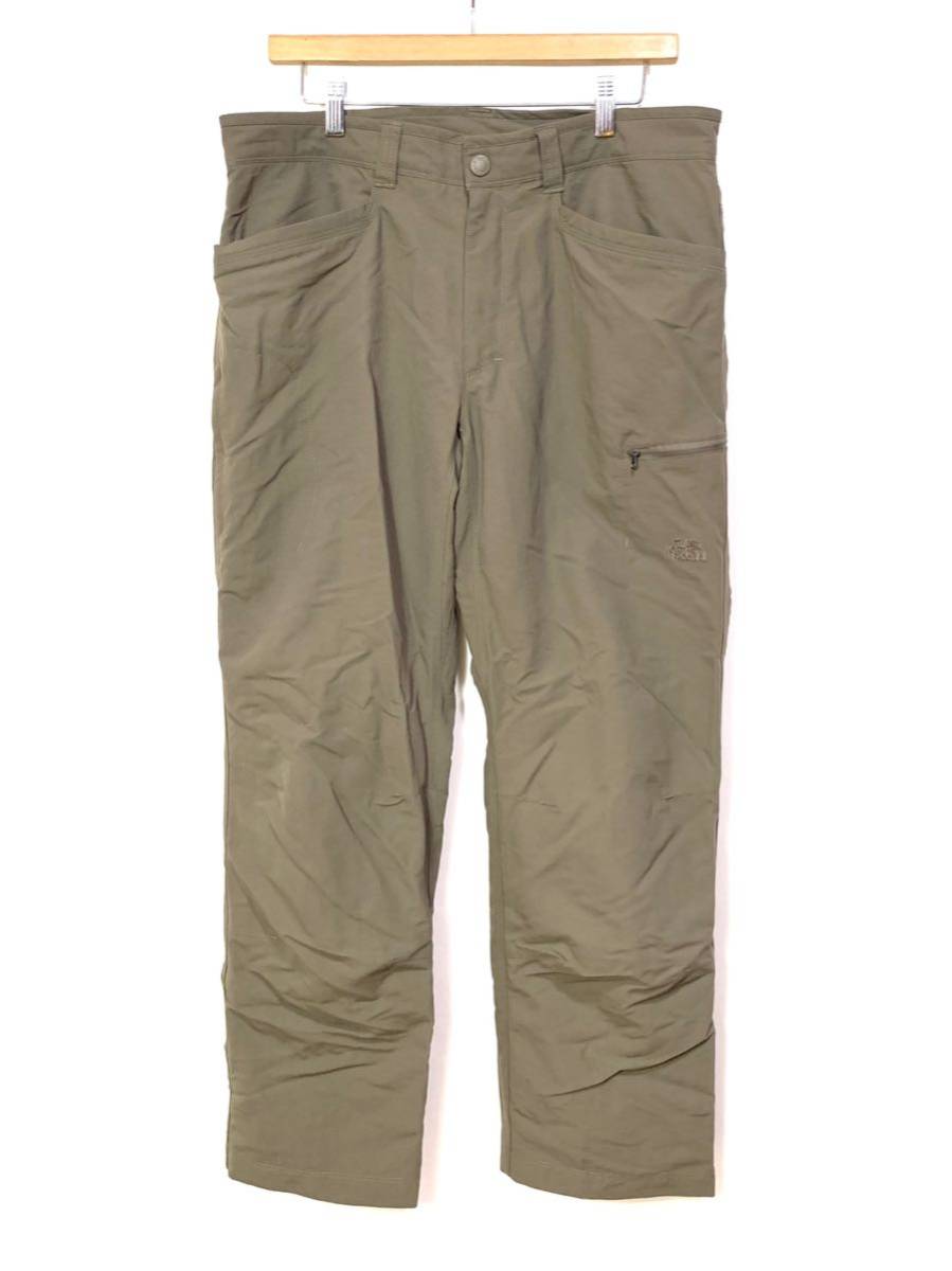 【新品，最新作】 THE NORTH FACE ノースフェイス ナイロン ロング パンツ 34インチ グレージュ 古着 アウトドア クライミング トレッキング アメカジ(ロング)｜売買されたオークション情報、yahooの商品情報をアー 男性用