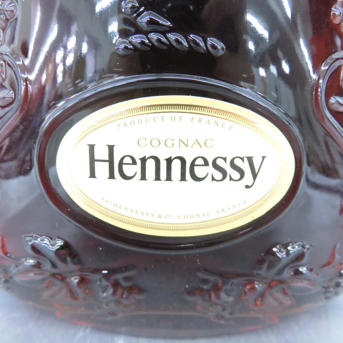 ヘネシー XO 黒キャップ エクストラオールド 未開栓] 1円～古酒 【未開栓】Hennessy ヘネシー XO 黒キャップ クリアボトル ブランデー 700ml 40% 10434021