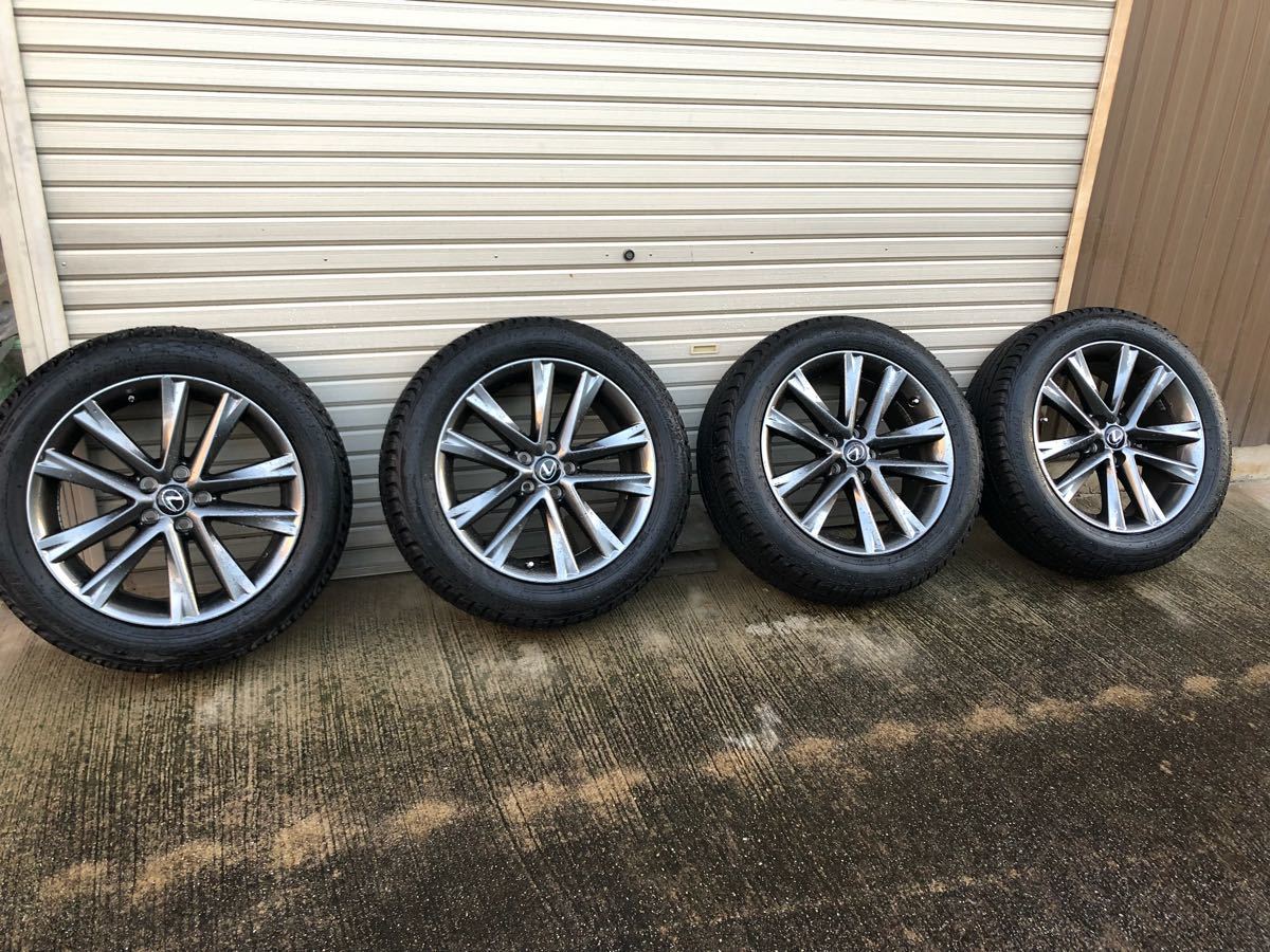 RX レクサス Fスポーツ 純正 美品 LEXUS 4本セット スタッドレス 