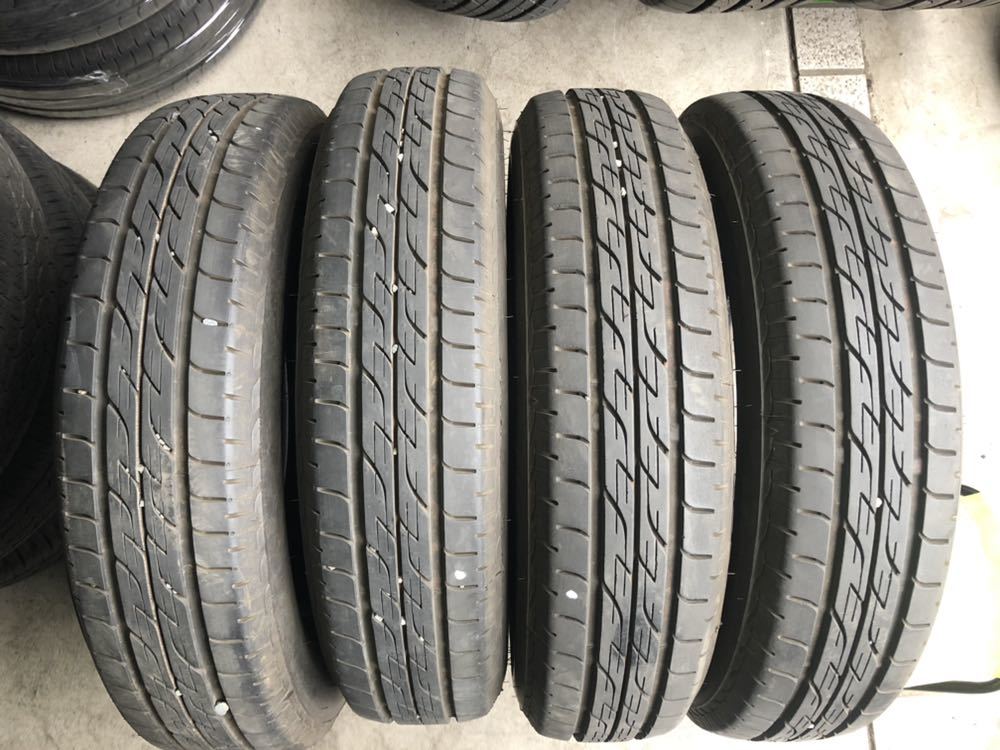 ②ブリヂストン 2022年製 NEXTRY 215⁄55R17 4本タイヤ ②バリ山 夏