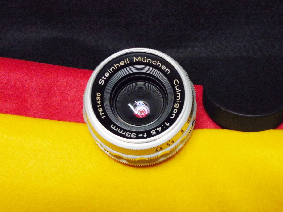 良品 Steinheil Munchen Culmigon 35mm F4.5 M42マウント 外観は絞り