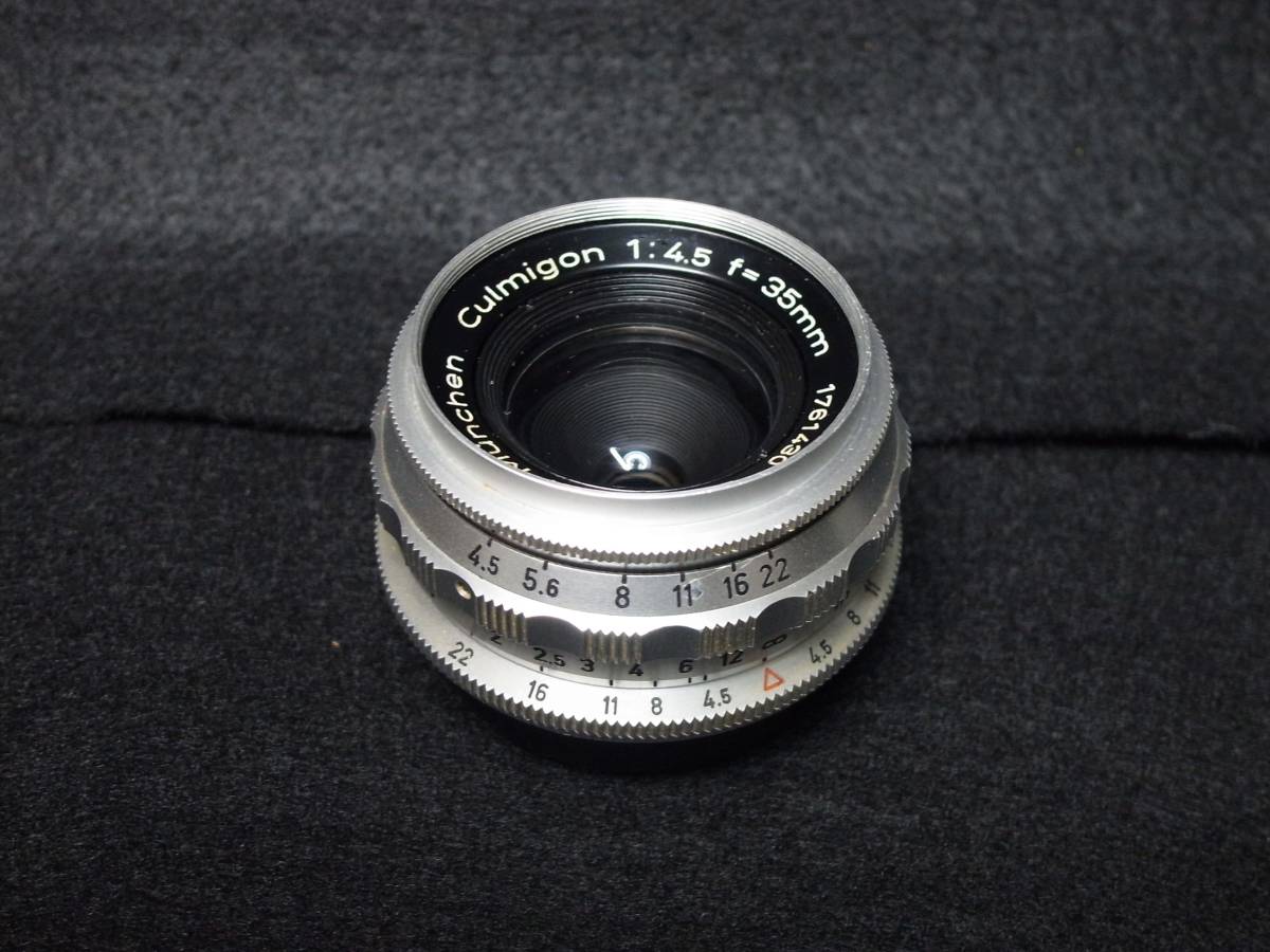 良品 Steinheil Munchen Culmigon 35mm F4.5 M42マウント 外観は絞り