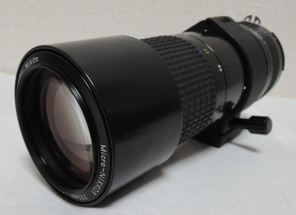 ☆NIKON レンズ Micro-NIKKOR 200mm 1:4 ジャンク☆