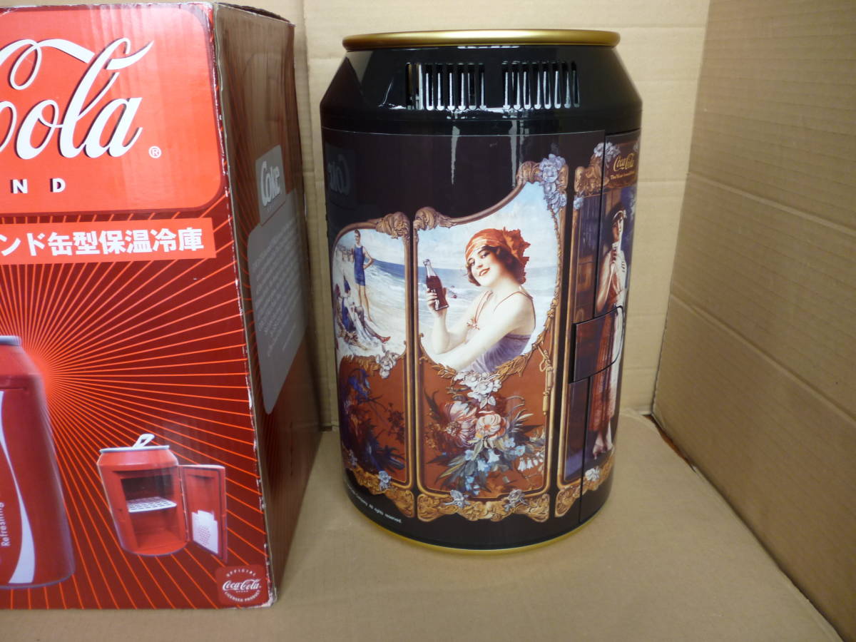 ☆Coca-Colaコカコーラ☆缶型ミニ冷温庫☆BCR-10 小型冷蔵庫 黒☆保冷