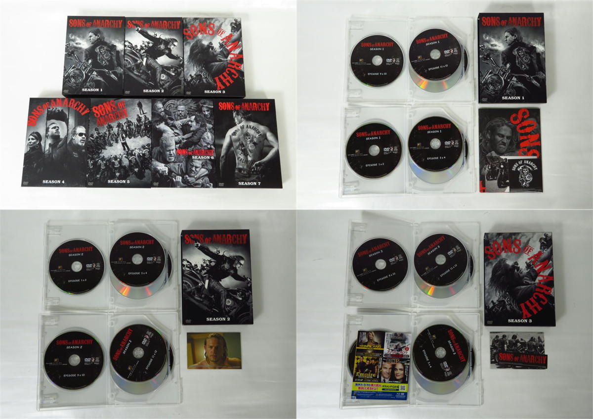 【中古】 DVD サンズ オブ アナーキー DVD-BOX７点セット シーズン１から最終章となるシーズン７まで一気に楽しめるDVD-BOX７点セット