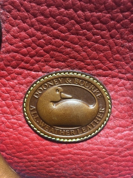 ドゥーニーアンドバーク DOONEY&BOURKE ハンドバッグ レザー レッド