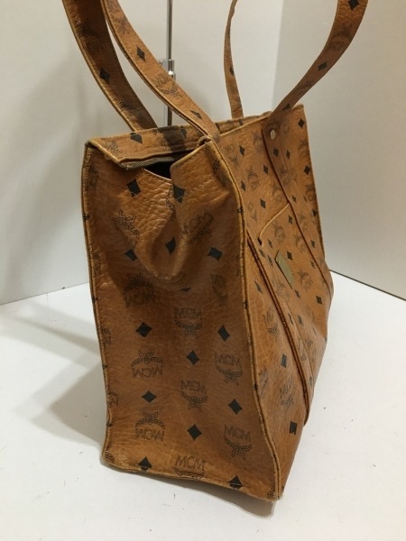 エムシーエム MCM ショルダーバッグ 合皮 ブラウン×黒 バッグ エムシーエム MCM ショルダーバッグ 合皮 ブラウン×黒 バッグ