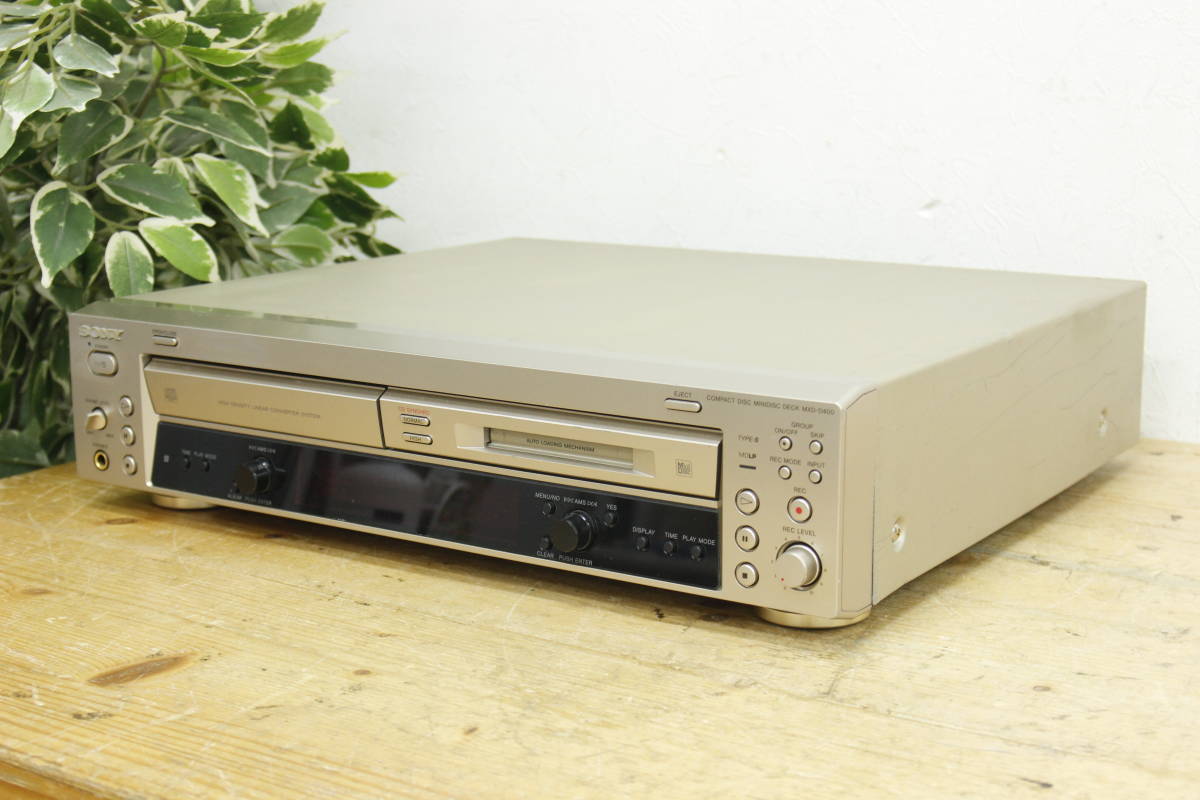 SONY MXD-D400 CD/MDデッキ ジャンク品 SONY MXD-D400 ソニー SONY 