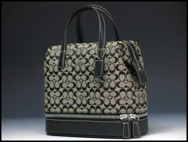 COACH コーチ シグネチャー ハンドバッグ ミニボストン PVC ヘリテージ COACH コーチ シグネチャー ハンドバッグ ミニボストン PVC ヘリテージ