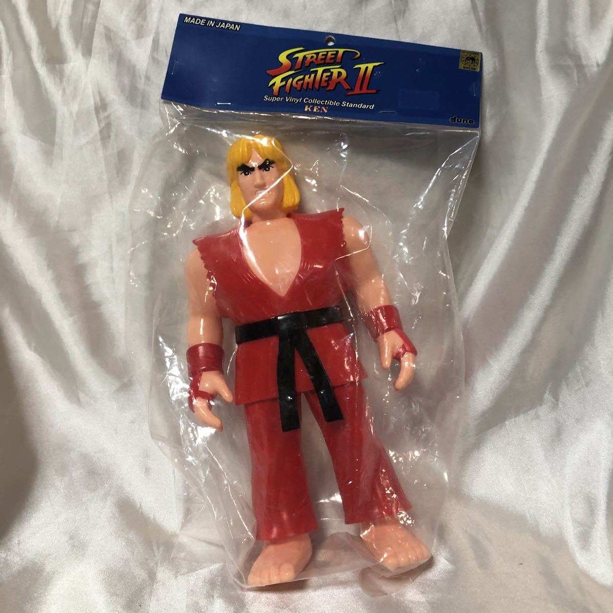 未開封 保管品 dune ドゥーン ソフビ ストリートファイター2 ケン ken 日本製 フィギュア テツロッド CAPCOM カプコン