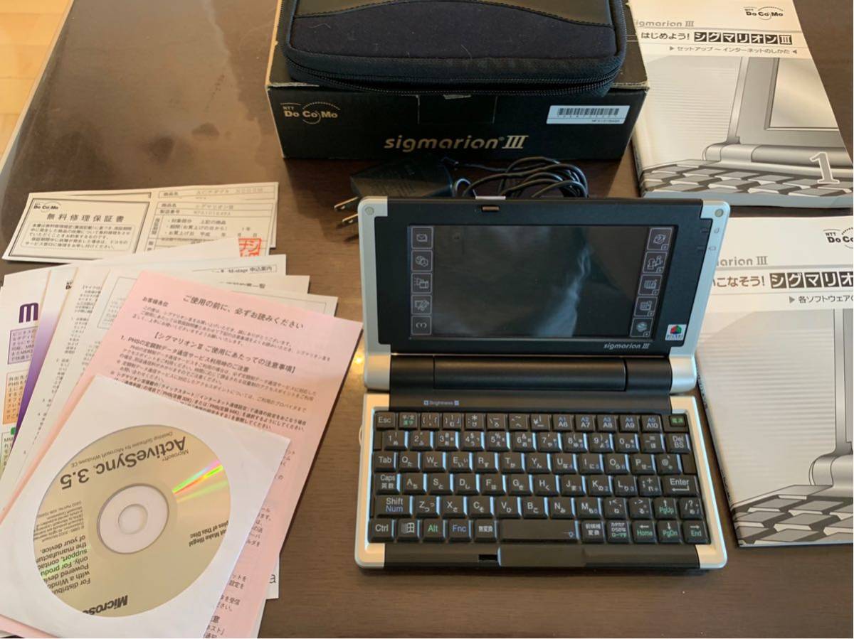 レトロPC・完動品NTTドコモ「シグマリオン（sigmarion）」 .co