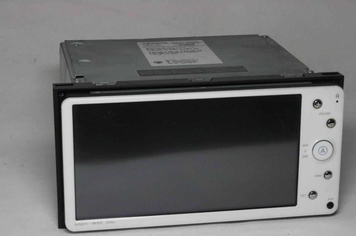 トヨタ純正ナビ HDD NHDT-W59 ワンセグ TOYOTA CD 08545-00S40 ワイド
