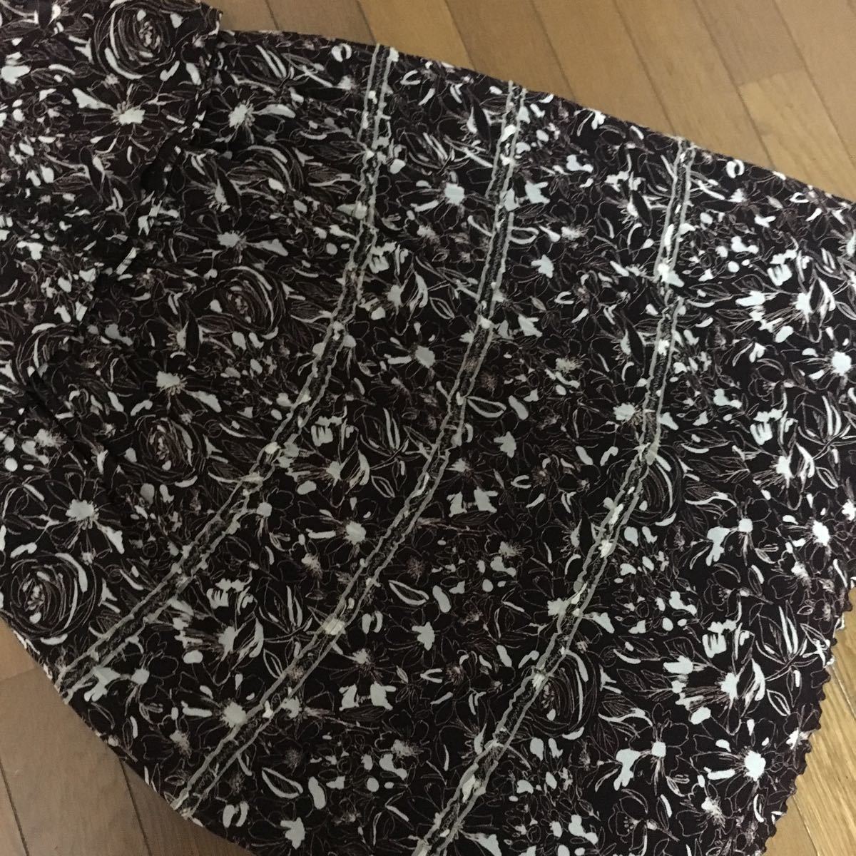 レリアンの素敵茶系セットアップスーツ美品大きいサイズ13＋