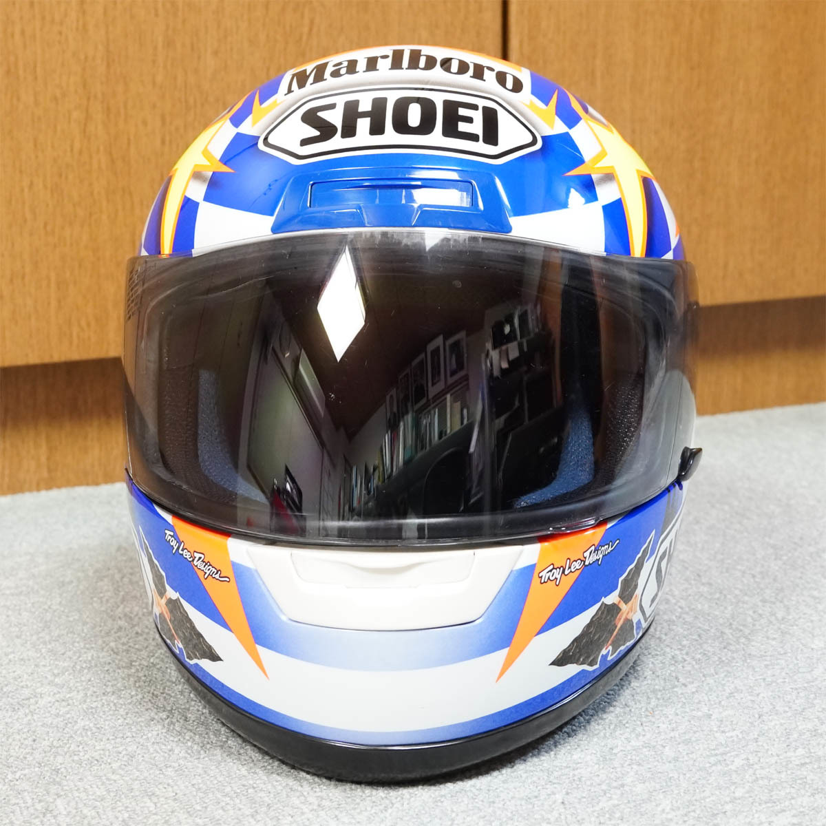 SHOEI 阿部典史 ノリック レプリカ ヘルメット サイン入り X-8Vアライ