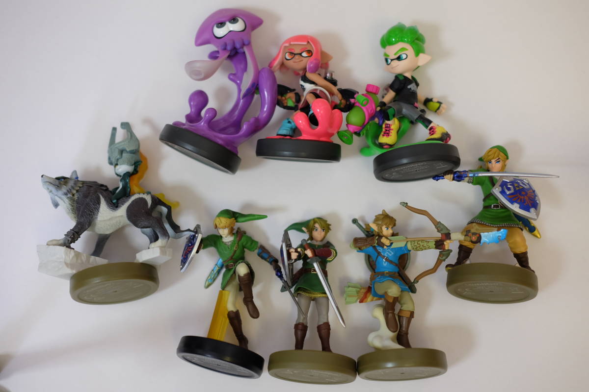 amiibo ゼルダの伝説 スプラトゥーン　セット amiboセット スプラトゥーン ＆ ゼルダの伝説 8点セット！ スプラ