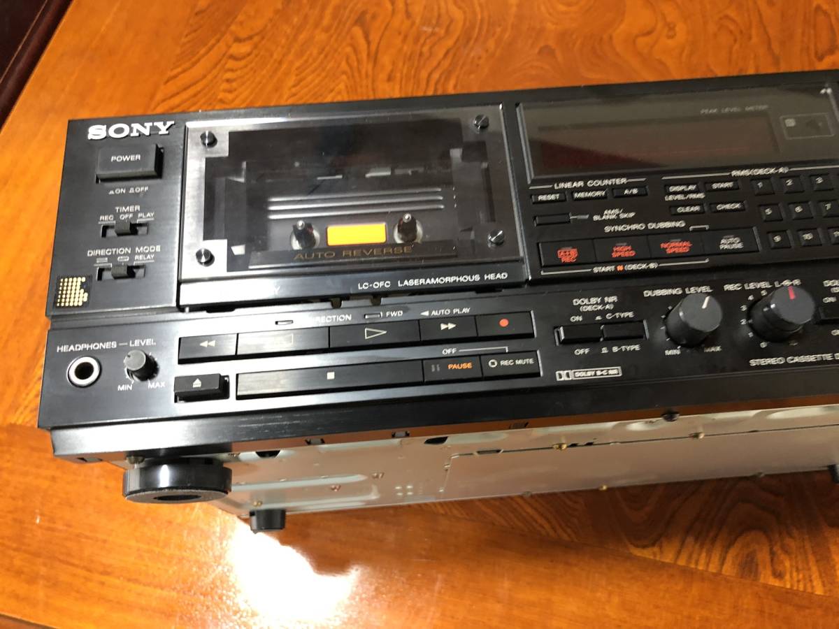 SONY ステレオWカセットデッキ TC-WR950 最高級品・珍品 プロ仕様 保管