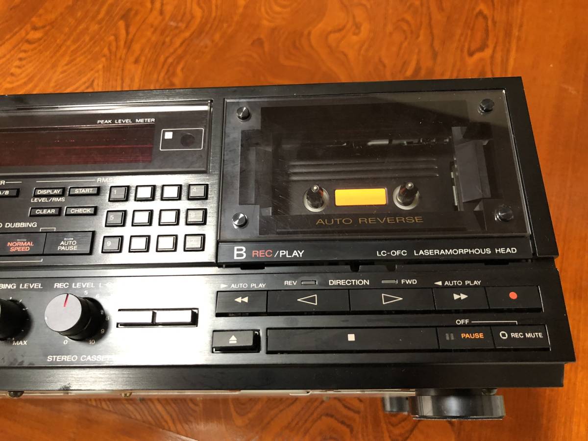 SONY ステレオWカセットデッキ TC-WR950 最高級品・珍品 プロ仕様 保管