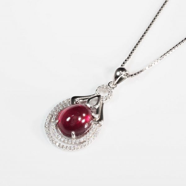 【途切れない輝き】 【天然石】 【8.04ct】 14万円 刻印有 ルビー ダイヤモンド ネックレス 《限定５点》 PT 【ハイクオリティー】S-37-2-3 ダイヤモンドの直径から導くカラットやサイズと大きさ、重量の一覧