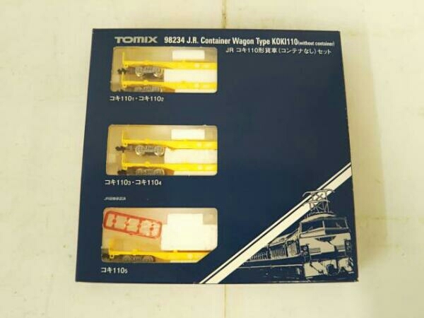 TOMIX トミックス 98234 JR コキ110形 貨車 (コンテナなし)セット 0 TOMIX JR 5両セット)商品 2022年発売 コキ110形貨車（コンテナなし）セット(2022