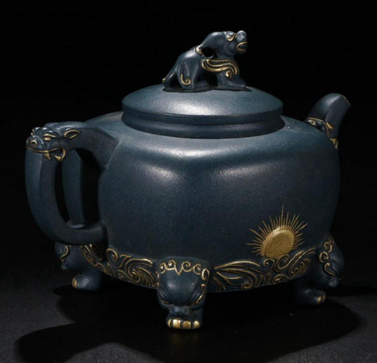 爆買い，豊富な 中国古い美術品 近時代 金メッキ 龍蓋 四足紫砂壷 古い磁器 希有の珍品 この1件だけあります 収納する価値があります GW-455(施釉陶)｜売買されたオークション情報、yahooの商品情報をアーカ 骨董陶磁器一般