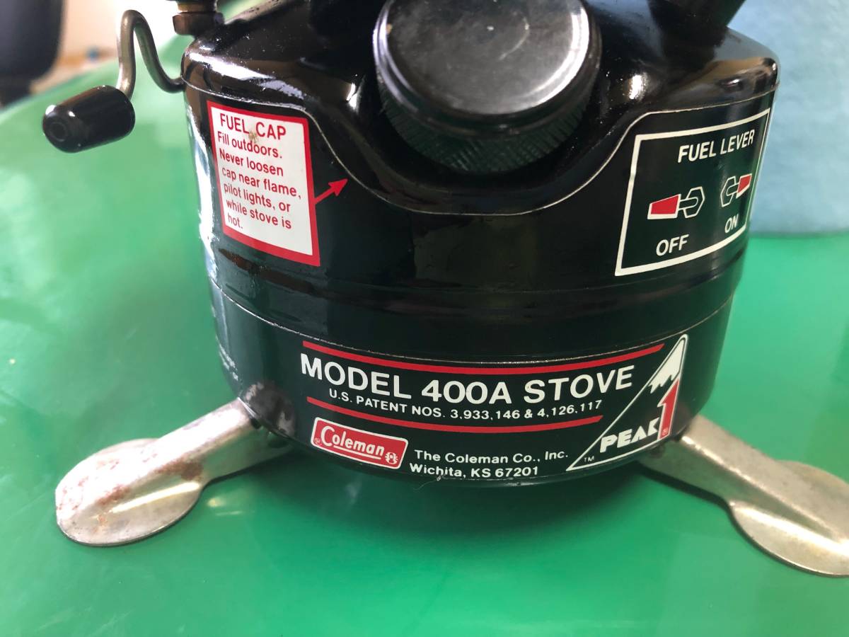 コールマン　ストーブ　400Ａ　着火未確認　2