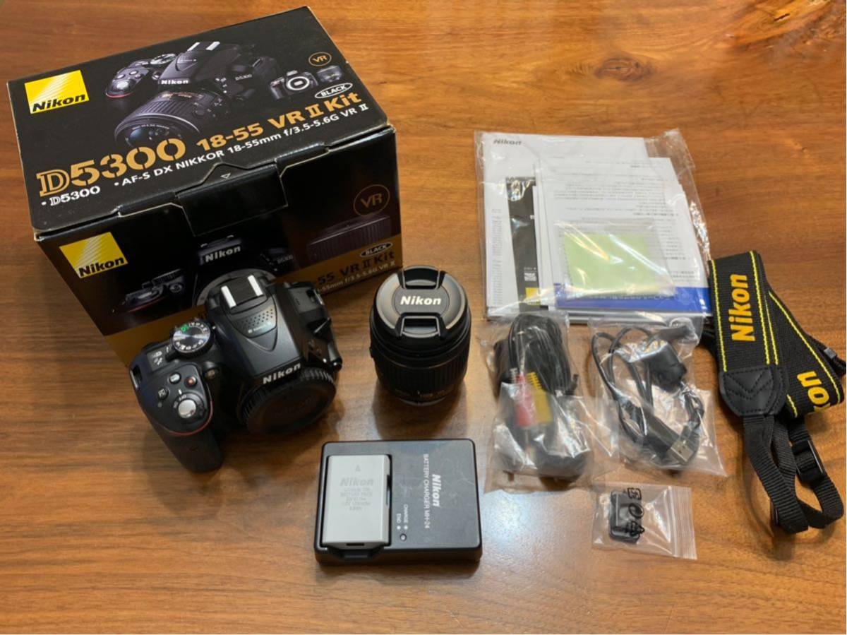 大得価，低価】 Nikon ニコン D5300 ボディ AF-P 18-55mm 1:3.5-5.6