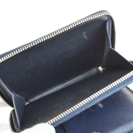 中古】 サンローラン SAINT LAURENT YSL ラウンドファスナー 二つ折り 