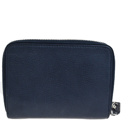 中古】 サンローラン SAINT LAURENT YSL ラウンドファスナー 二つ折り 