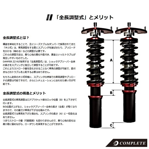 BLITZ ブリッツ 車高調 DAMPER ZZ-R ニッサン スカイライン GT-R BCNR33 1995/01～1999/01 92760 送料無料