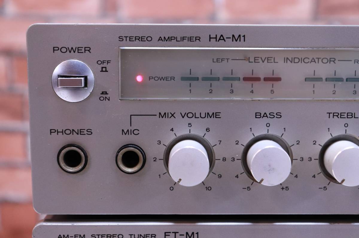 日立 システムコンポ Lo-D 3段本体のみ HA-M1 FT-M1 D-M1MKⅡ デッキ・チューナー・アンプ■（A7450)