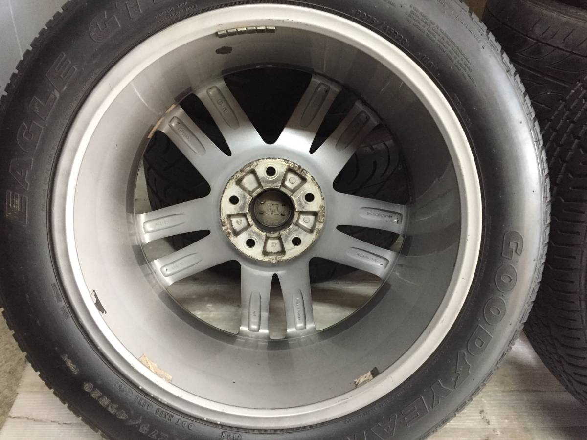4本 アウディ Q7 4M 純正 19インチ 8.5J +28 5H 112 ラジアル 未使用 TOYO プロクセス Sport SUV 21年 255/55R19 AUDI Q7 TFSI クワトロ 純正 Q7 アウディ 275&frasl;45R20 6~7分山 自動車