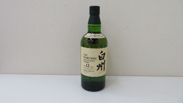 SUNTORY ウイスキー サントリー 白州 シングルモルト 12年 □未開栓
