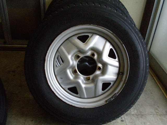 激安売り切りジムニー純正テッチンホイル＆タイヤ4本セット_1