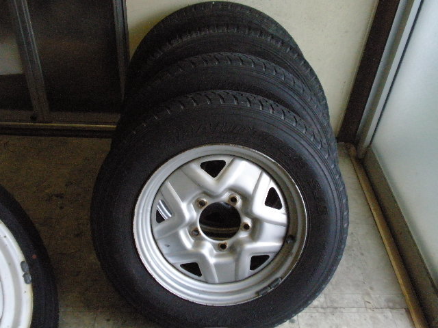 激安売り切りジムニー純正テッチンホイル＆タイヤ4本セット_2
