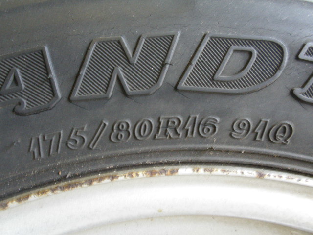 激安売り切りジムニー純正テッチンホイル＆タイヤ4本セット_5