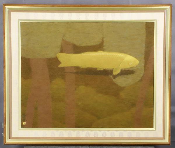 Yahoo!オークション - 真作 大野藤三郎 日本画 「大野」日本画 (絵画